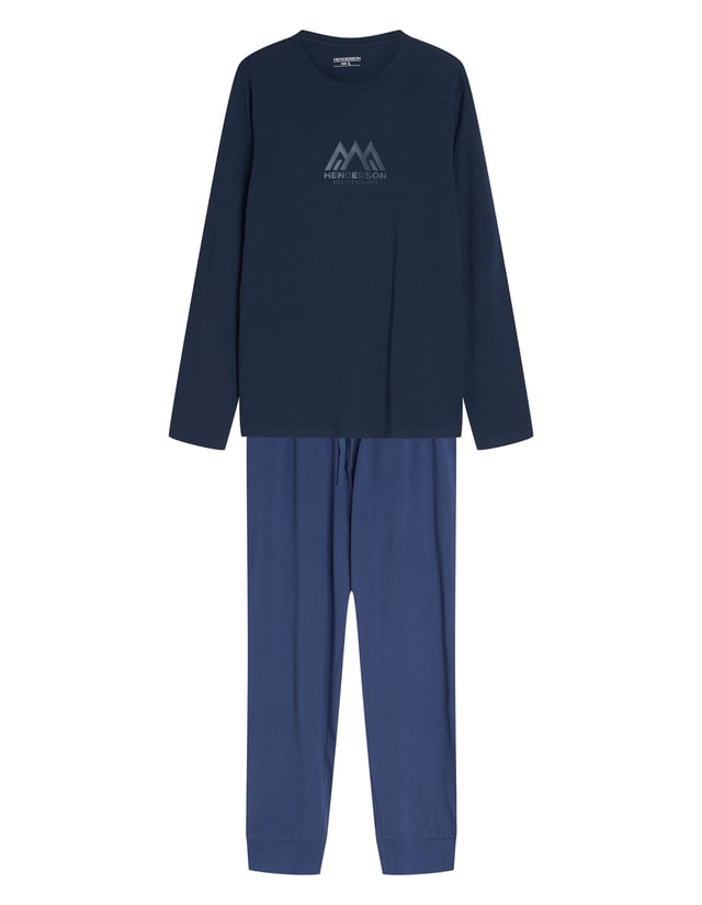 Long Pajamas FIN - Blue