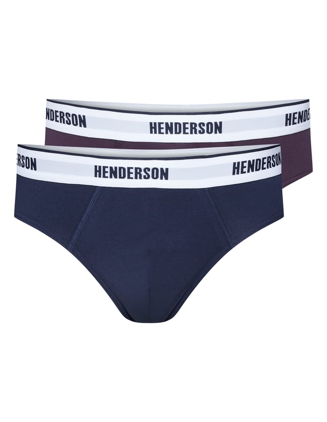 Two-Pack Men's Briefs FREE with Striped Pattern - Multi