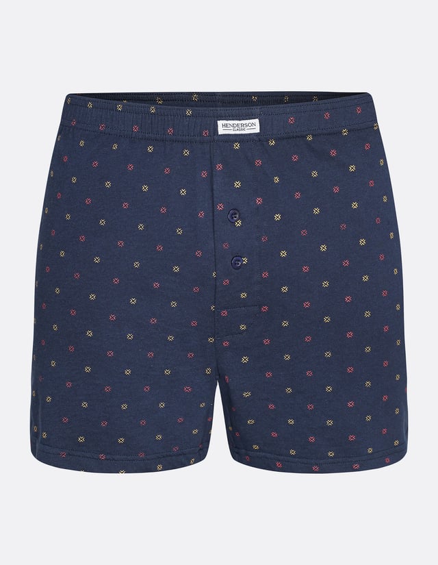 Lockere Boxershorts Classic - Navy-Blau