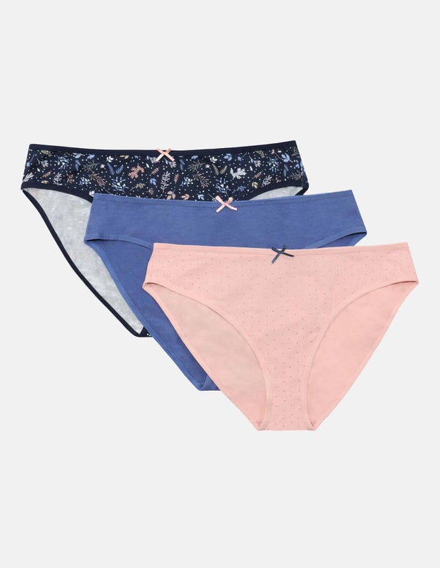 Slip Mi-Mi 3-pak - Navy-Blau