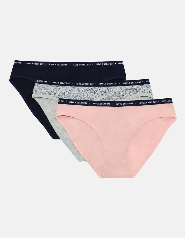 Slip Mi-Mi 3-pak - Navy-Blau