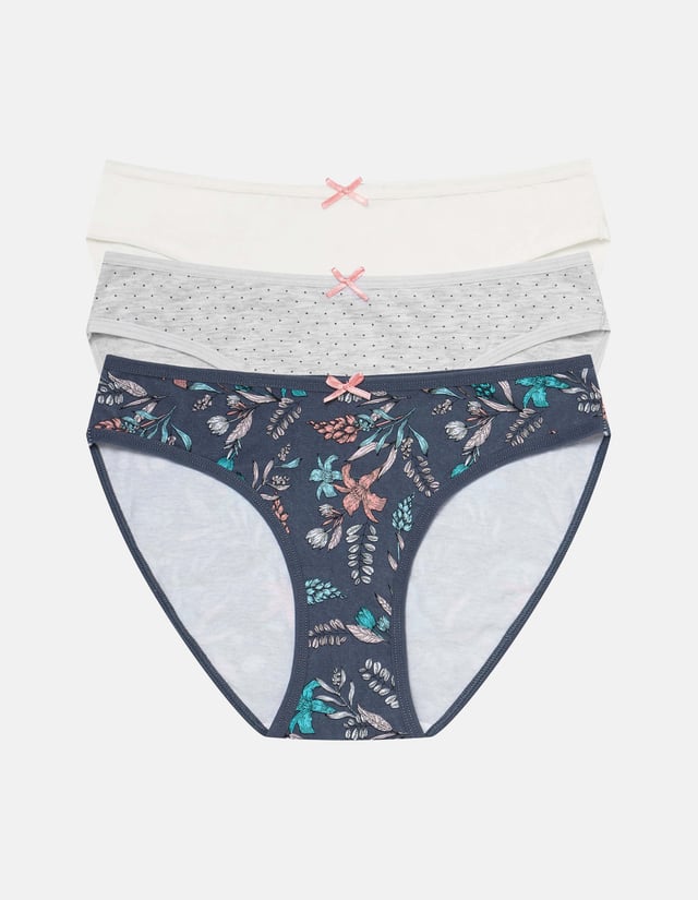 Slip Mi-Mi 3-pak - Weiß