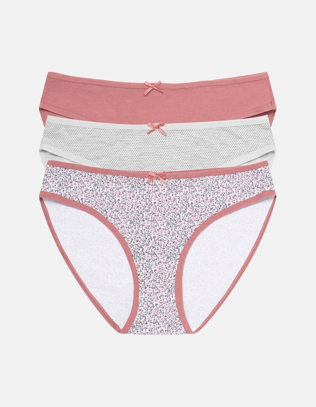 Figi Mi-Mi 3-pak - pink