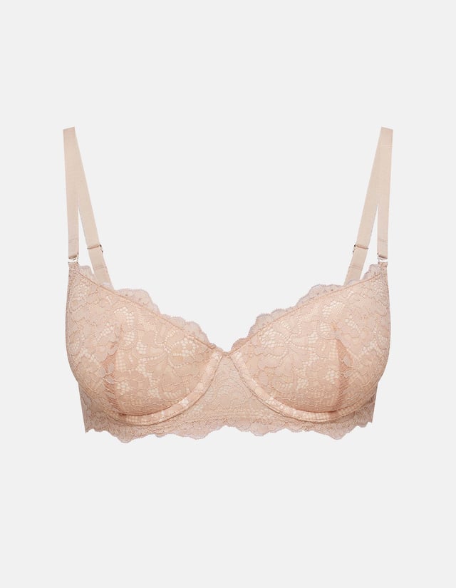 Biustonosz push-up Galia - beżowy