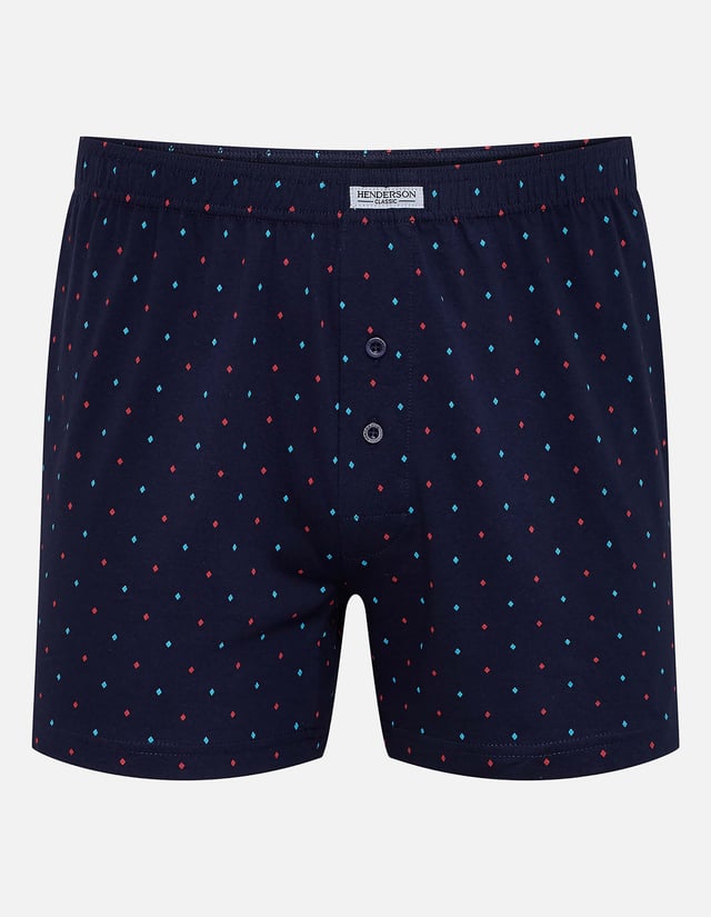 Lockere Boxershorts Classic (Plus size) - Navy-Blau