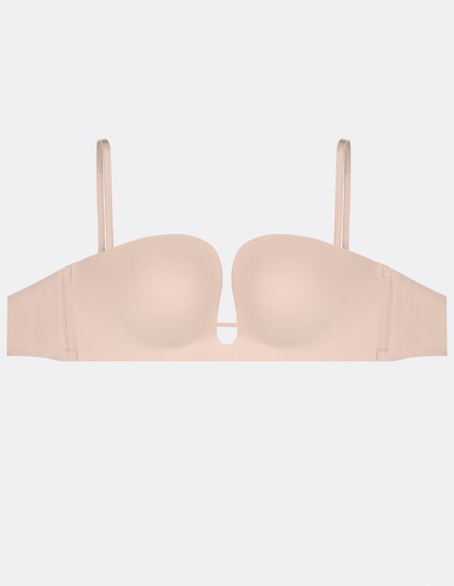 Бюстгальтер-бандо Novelty - бежевий