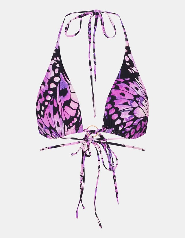 Triangle bikini top Icarus - Violet