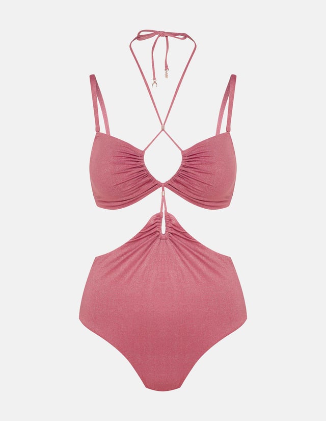 One-piece swimsuit Lunar - brown