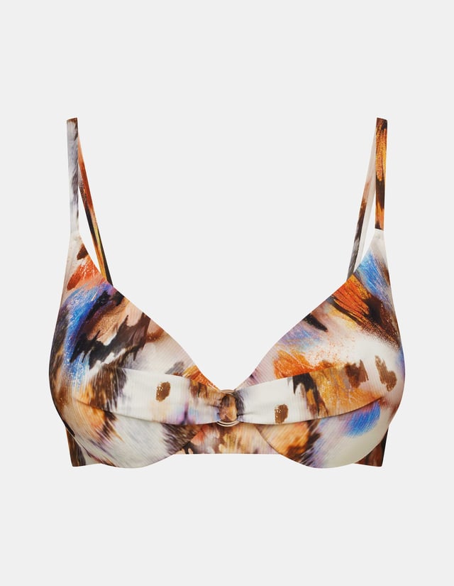 Bikini top push-up Adventure - brown