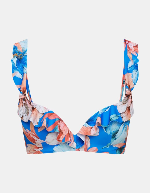 Bikini top push-up Bae - Blue