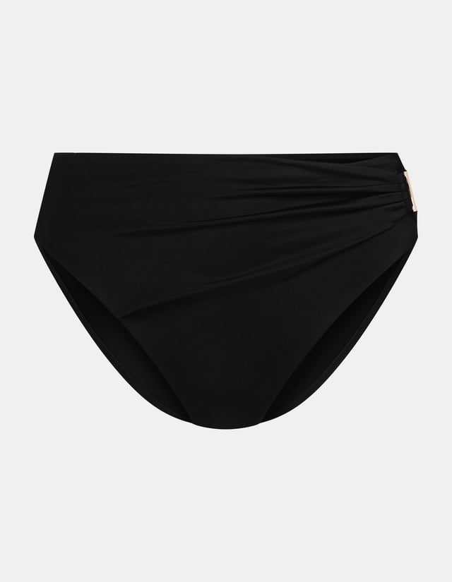 Bikini-Unterteil mit hohem Bund Thea - Schwarz