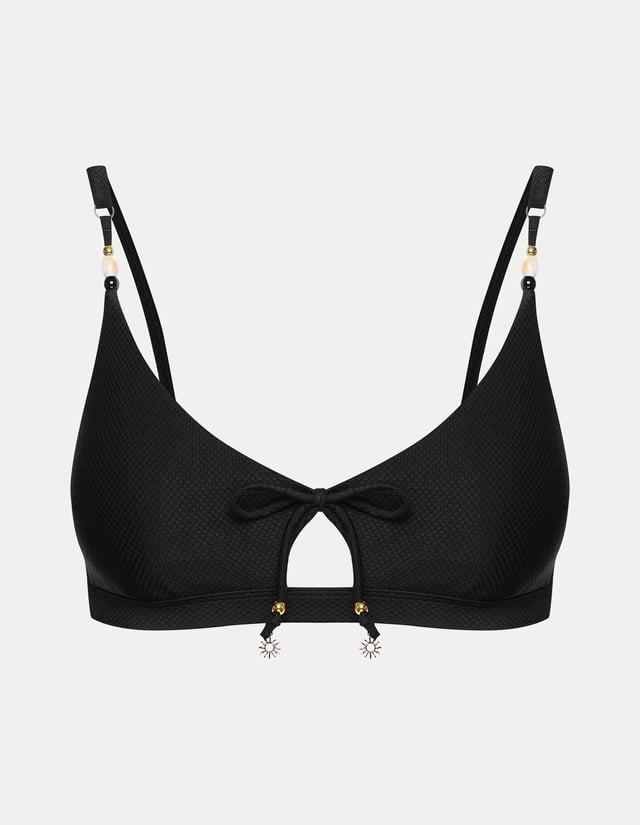 Triangle bikini top Sunrise - Black