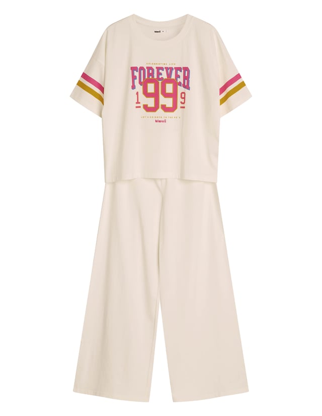 Pyjamas Bloovii Forever - Ecru
