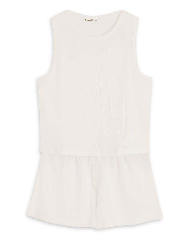 Pyjamas Bloovii Vaffle - cream