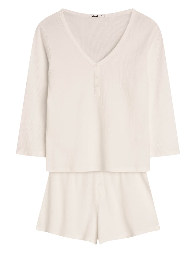 Pyjamas Bloovii Vaffle - cream