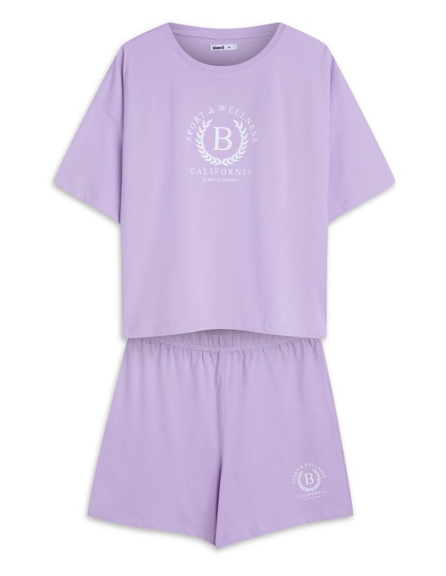 Pyjamas Bloovii Midnight - pink