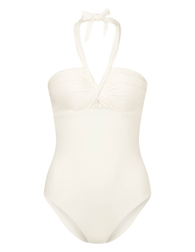 One-piece swimsuit Truffle - cream