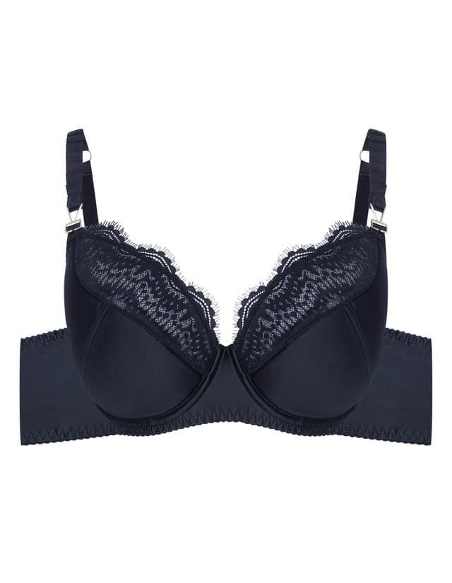 Semi-padded bra Brillant - Black