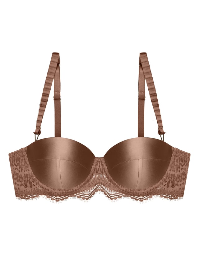 Push-up bra Brillant - brown