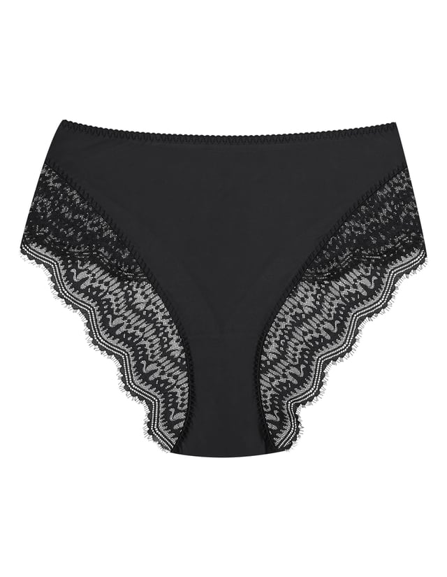 High-waisted panties Brillant - Black