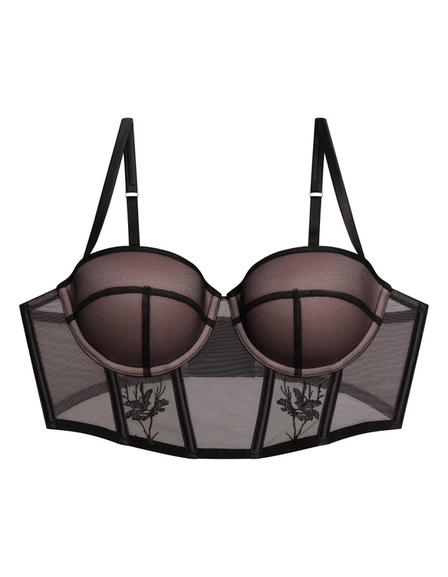 Semi-padded bra Barely - Black