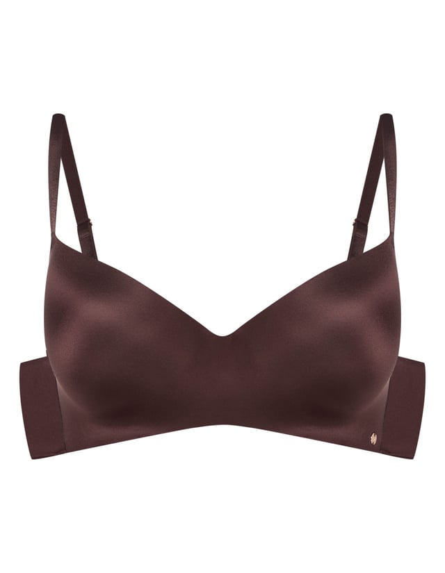 Padded bra Bosco - brown