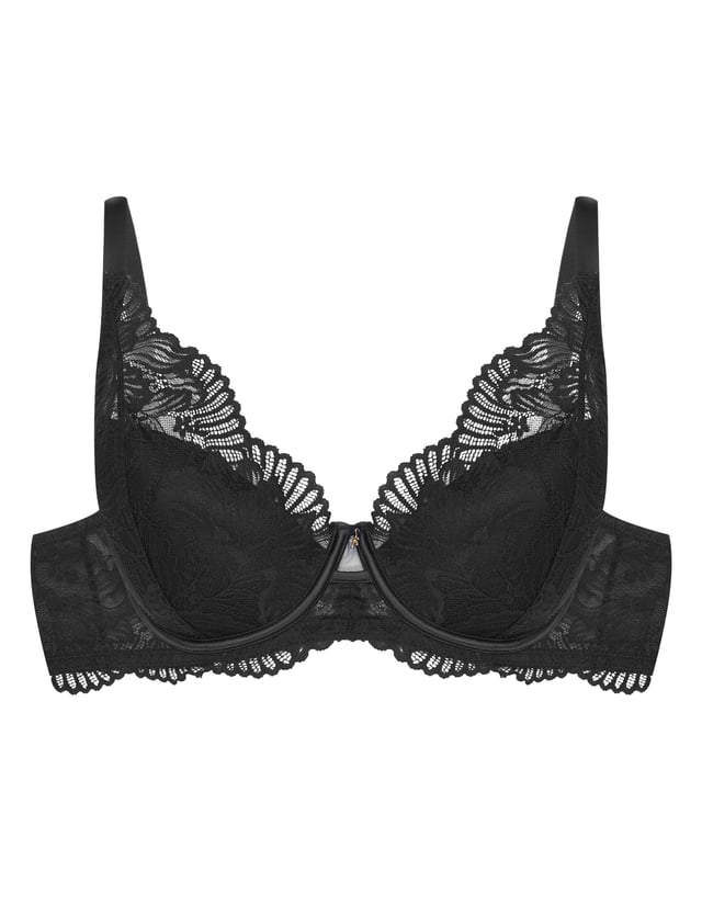 Padded bra Blueberry - Black