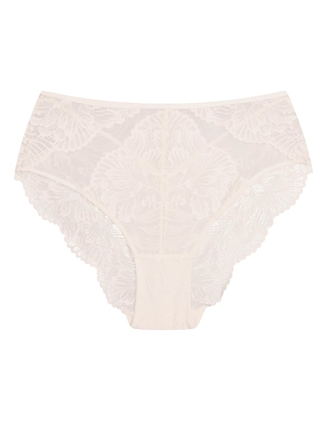 High-waisted panties Blueberry - cream