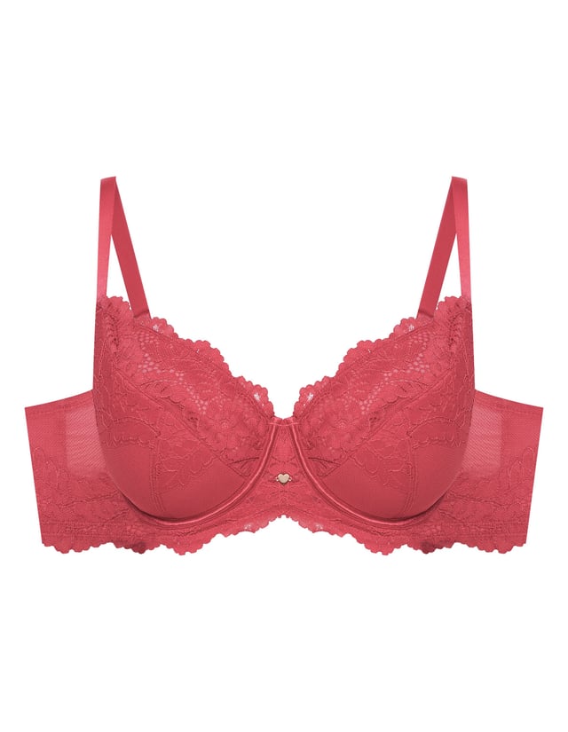 Semi-padded bra Sweetheart - pink