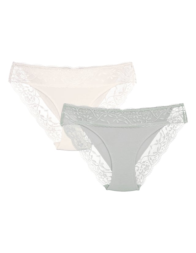 High-waisted panties Patri (Dwupak) - Multi