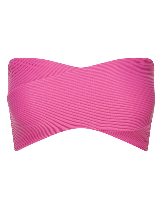 Bikini Oberteil bandeau Agleen - Rosa