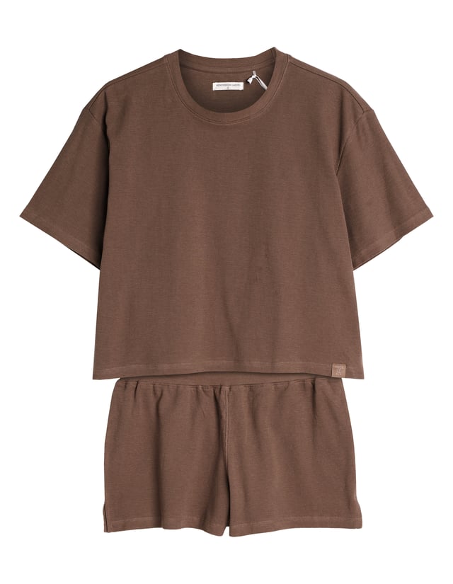 Ladie's set Nilsa - brown