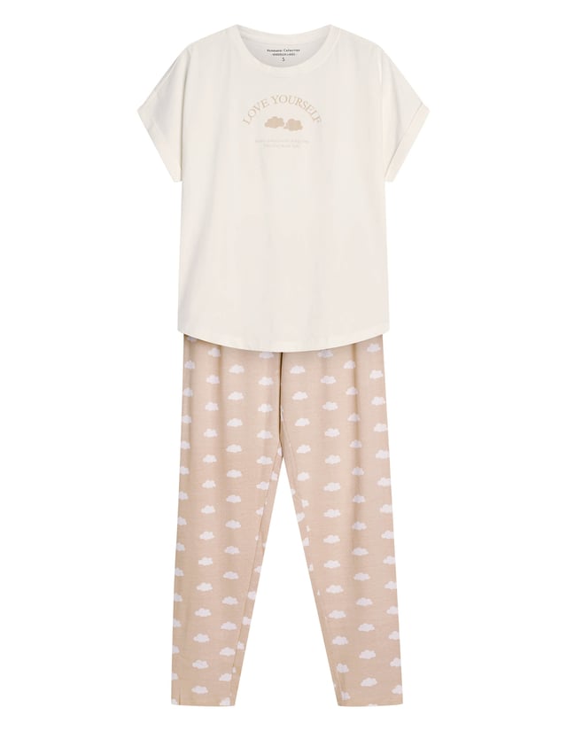 Pyjamas Nubes - cream