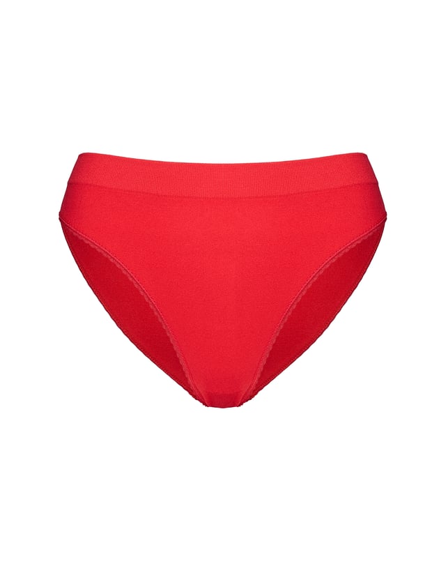 Majtki z wysokim stanem Bloovii Joy - Red