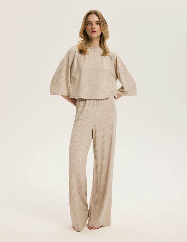 Piżama Bloovii Homely - brown