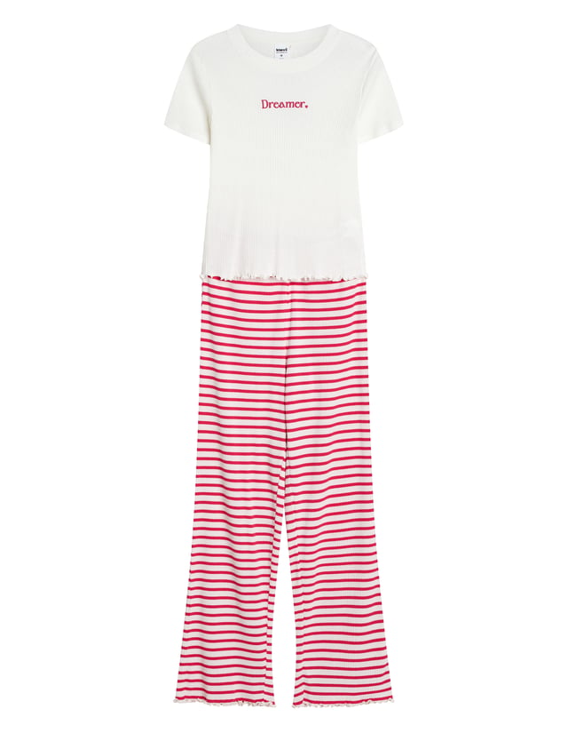 Bloovii Obsession Pajamas - cream