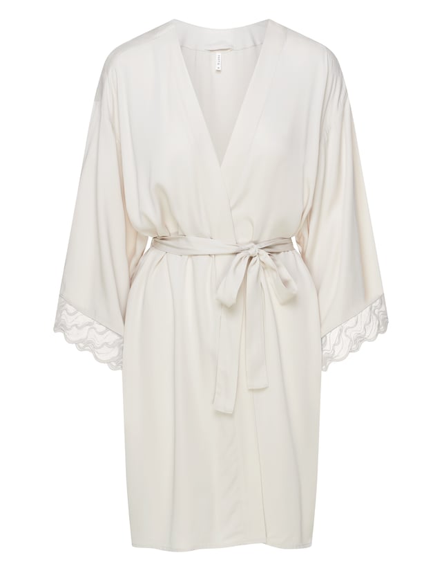 Cappucino Bathrobe - Ecru
