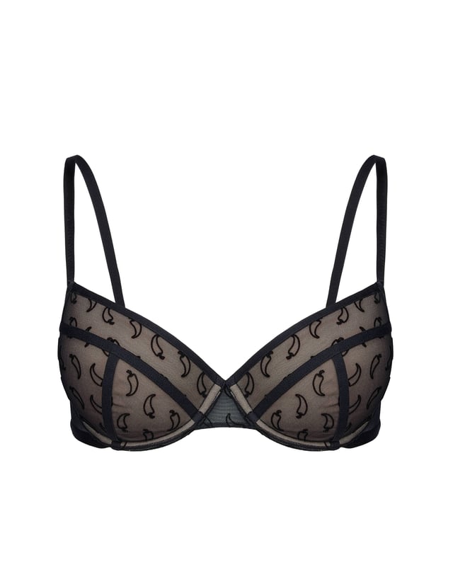 Bloovii Too Hot Push-Up Bra - Black