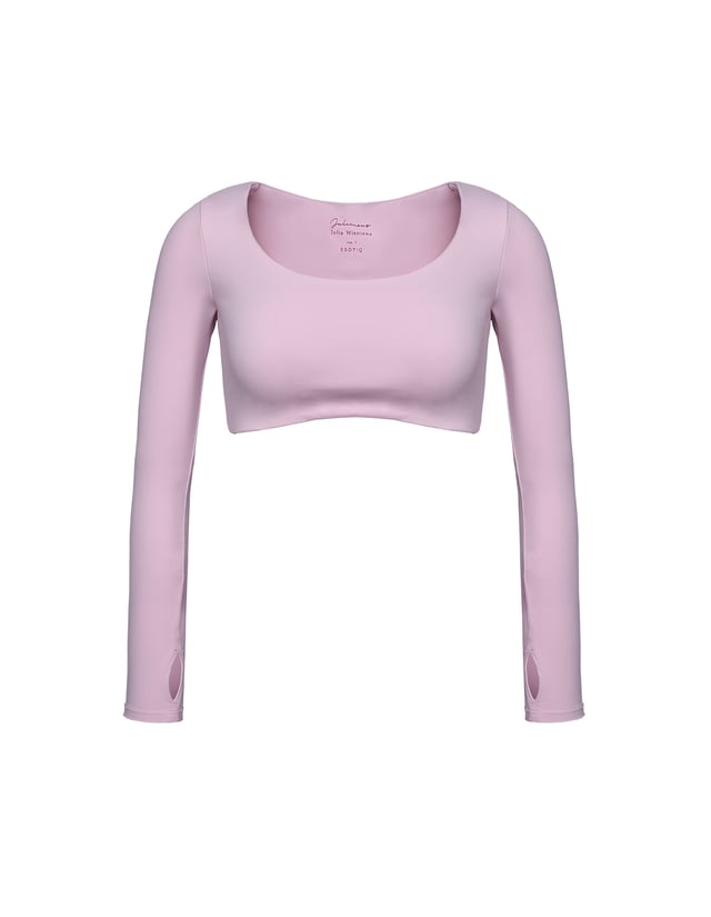 Top Bloovii with Long Sleeves Julicious - pink