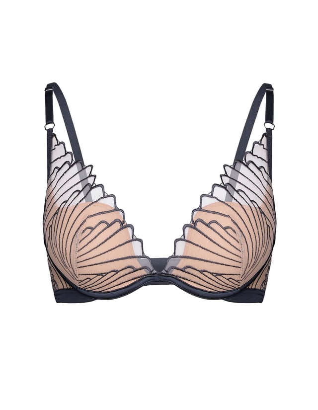 Biustonosz push-up Nugat - Grey