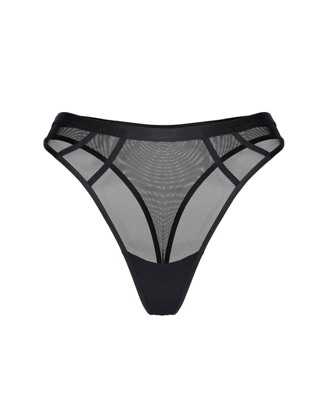 Glam Thongs - Black