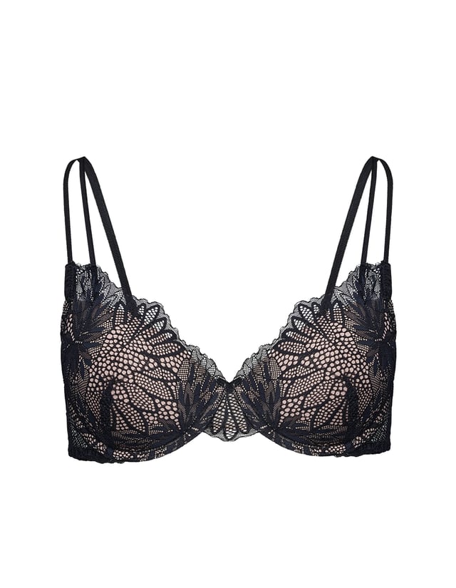 Biustonosz push-up Celeste - Black