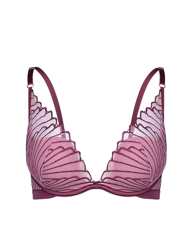 Biustonosz push-up Nugat - pink
