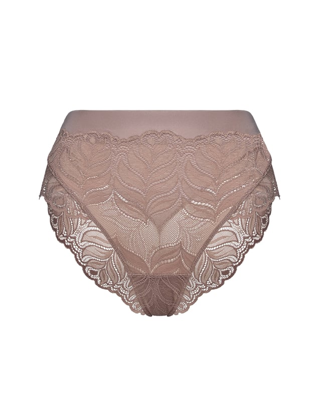 Majtki z wysokim stanem Aurora - brown