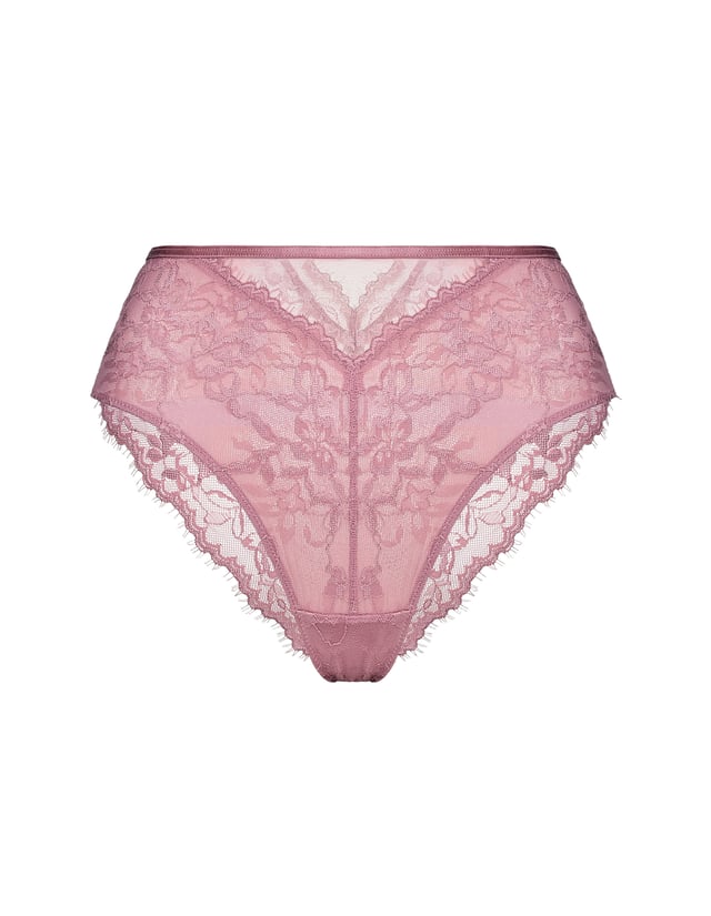 Majtki z wysokim stanem Cloe - różowy