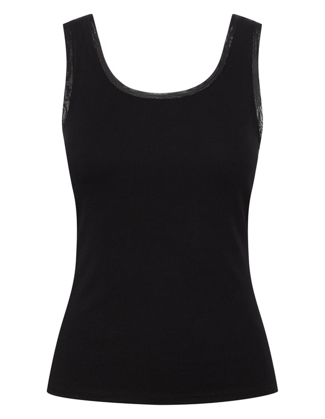 Clear Blouse - Black