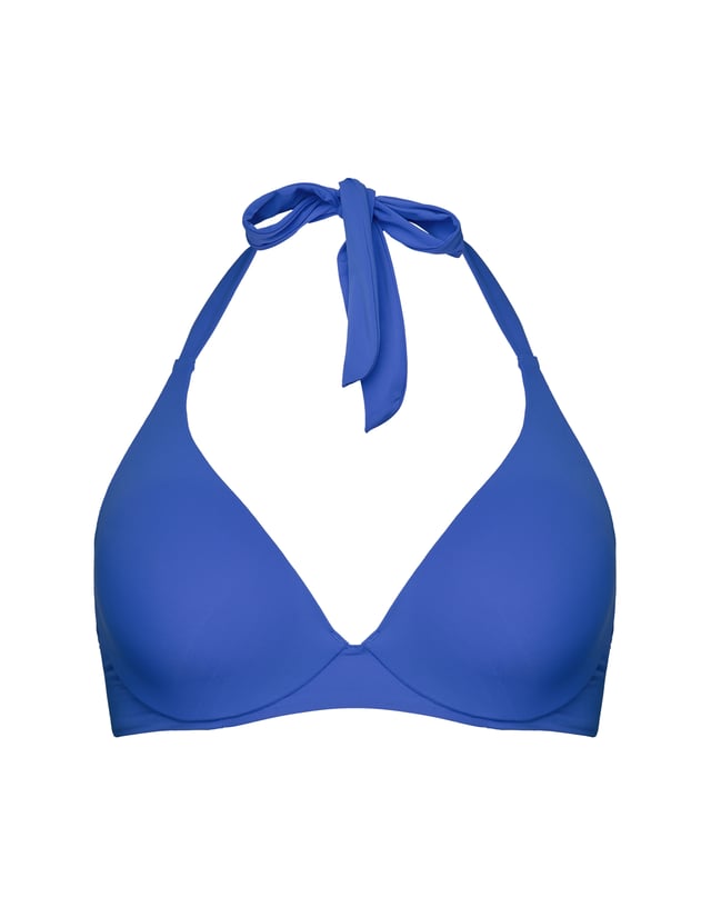 Padded Bikini Top Base - Blue