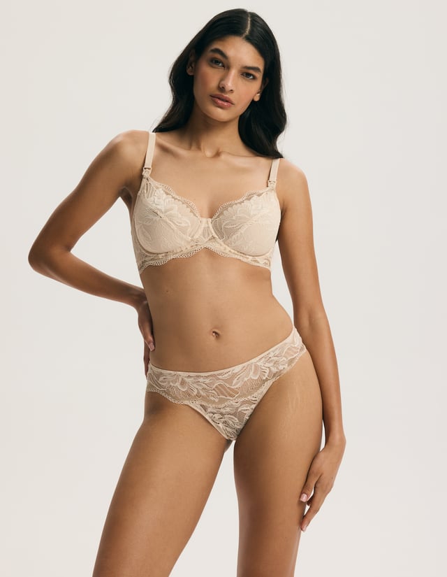 Biustonosz do karrmienia Vivian - Beige