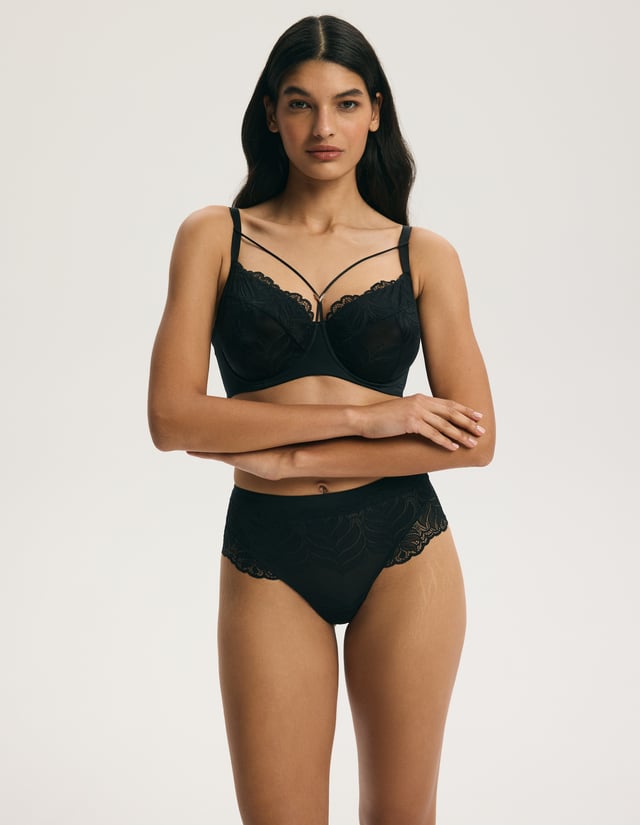 Biustonosz miekki Aurora - Black