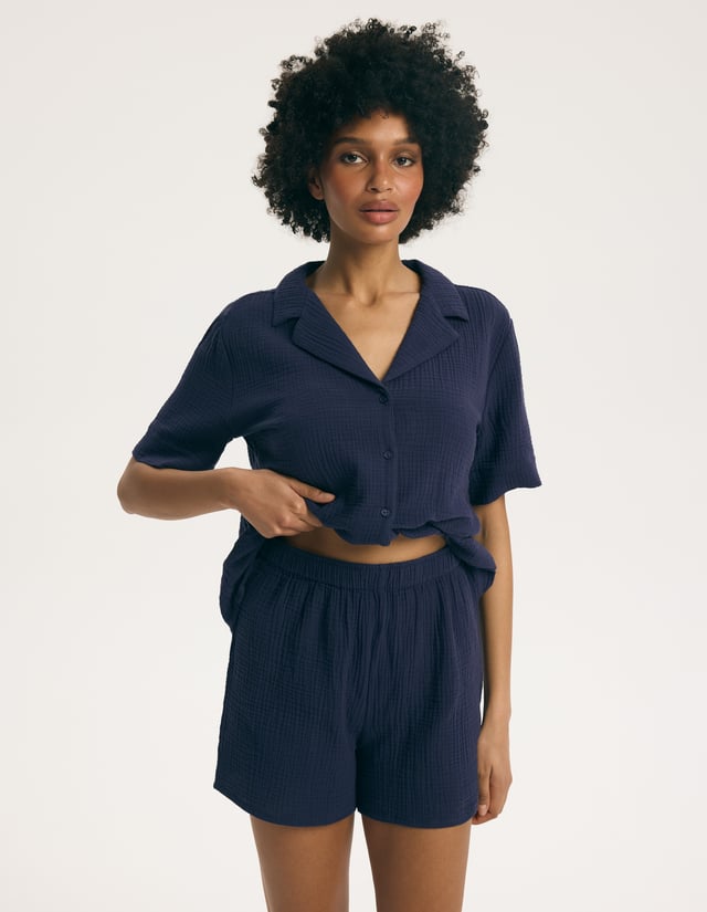 Shorts Garden - navy